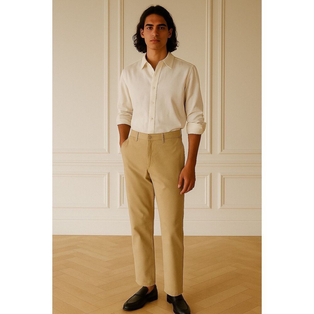 Bogner Men’s Chino Pants Cream 44